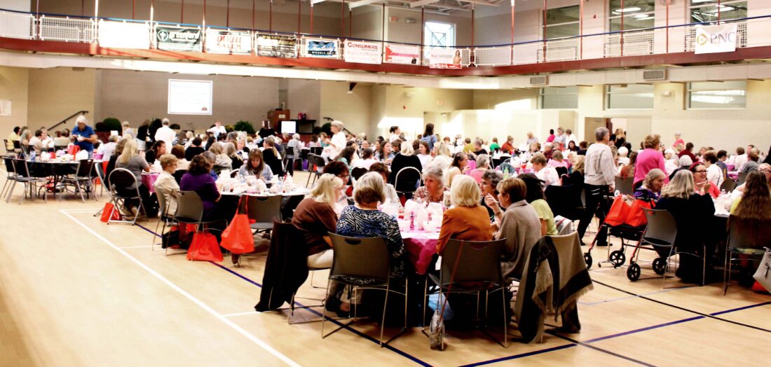 Community members gathered at an event at Salem Community Center
