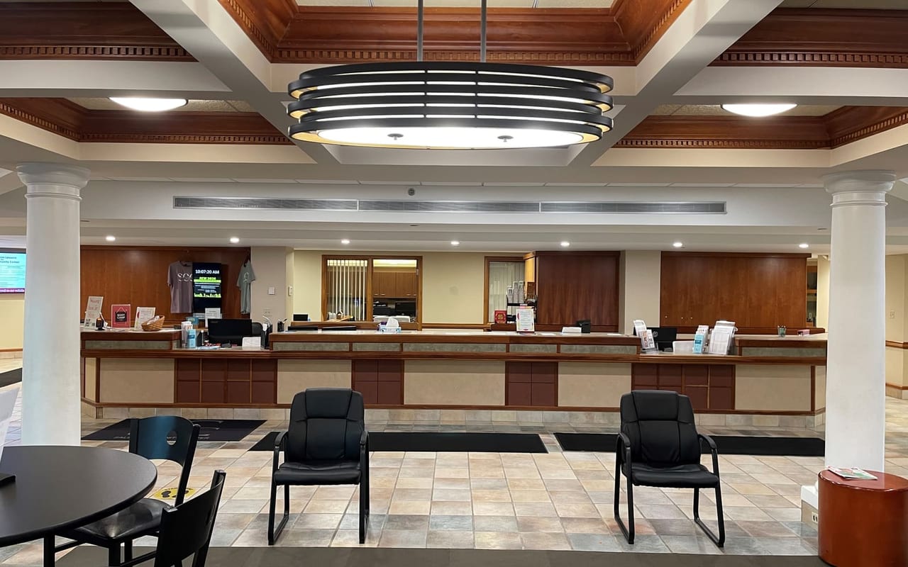 Salem Community Center front desk