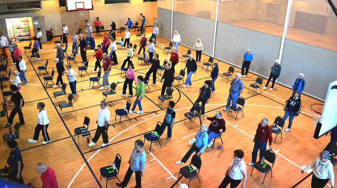 Community wellness activity at Salem Community Center