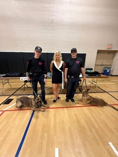Salem Police K9 officers Chaz and Ferro
